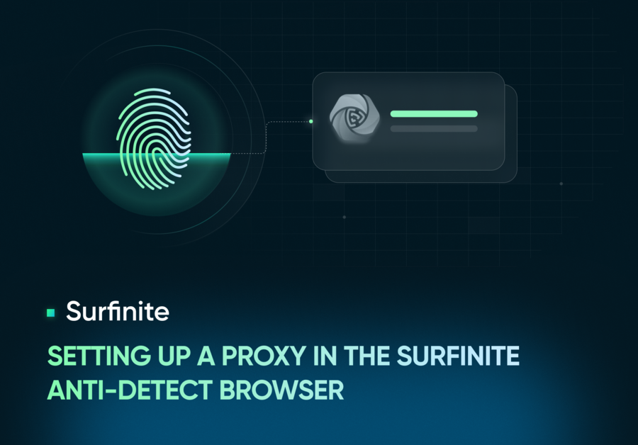 Setting up a proxy in the Surfinite anti detect browser