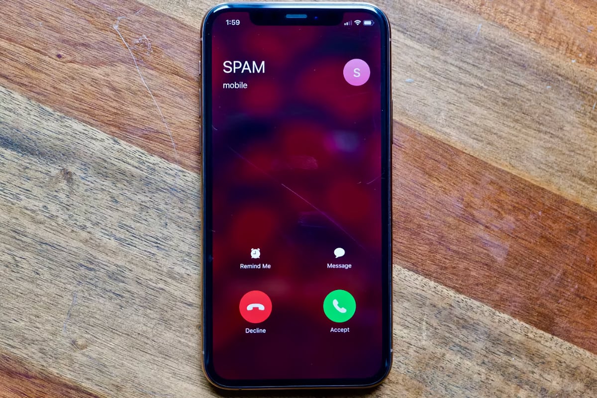 Spam calls iphone