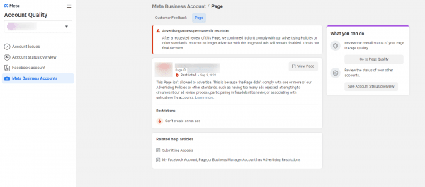 Account Quality - Meta Business Account - page rescricted - blur.png
