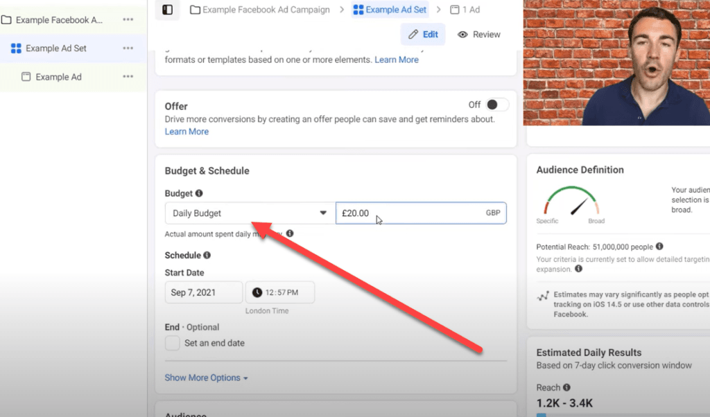 Daily budget campaigns are easier to scale