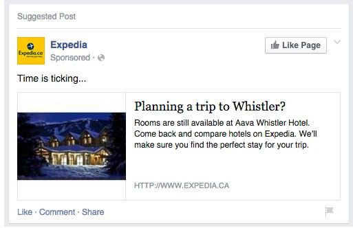 Facebook Ad - expedia ads page Facebook Ad - expedia ads page