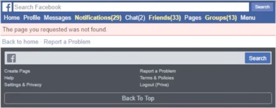 Facebook 要求從之前的設備登錄或繞過您的帳戶已被鎖定 Facebook