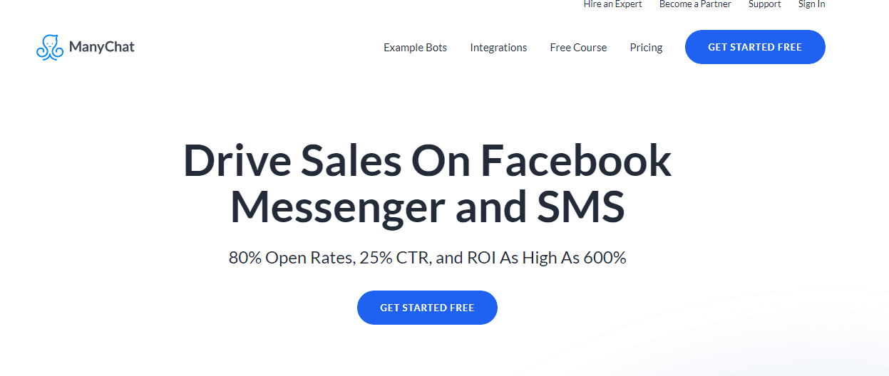 Старт работы с ManyChat