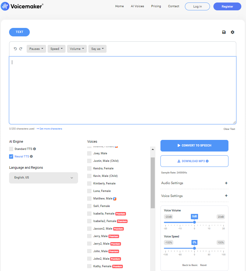 Нейросеть для озвучки текста