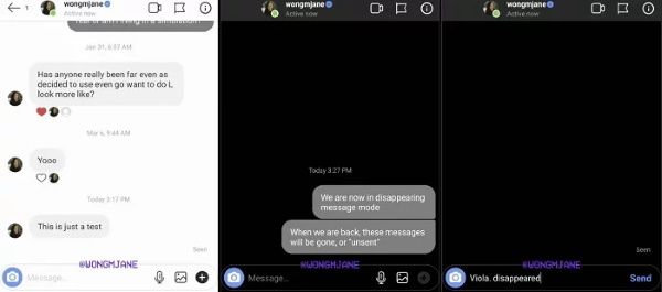 Instagram работает над чатом, в котором сообщения автоматически удаляются после прочтения