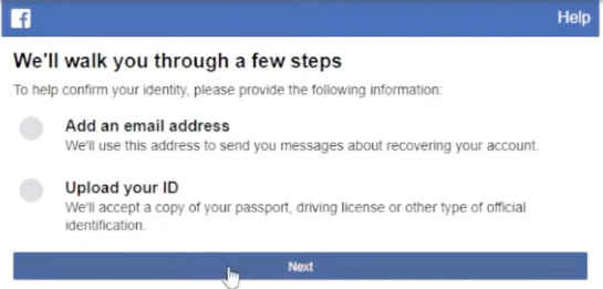 Facebook 要求從之前的設備登錄或繞過您的帳戶已被鎖定 Facebook