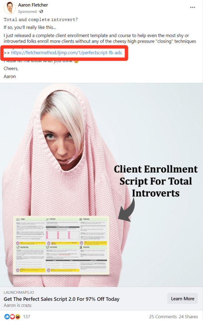 How to write Faceook ads example with a CTA How to write Faceook ads example with a CTA