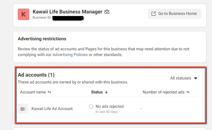 Facebook ad account list - Account Quality Facebook ad account list - Account Quality