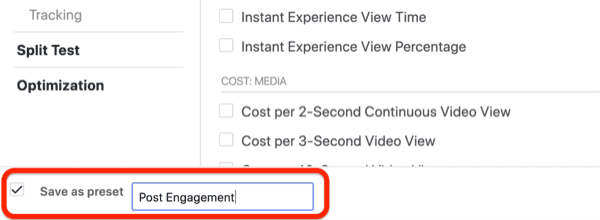Создайте собственный отчет о проделанной работе в Facebook Ads Manager, шаг 5 Создайте собственный отчет о проделанной работе в Facebook Ads Manager, шаг 5