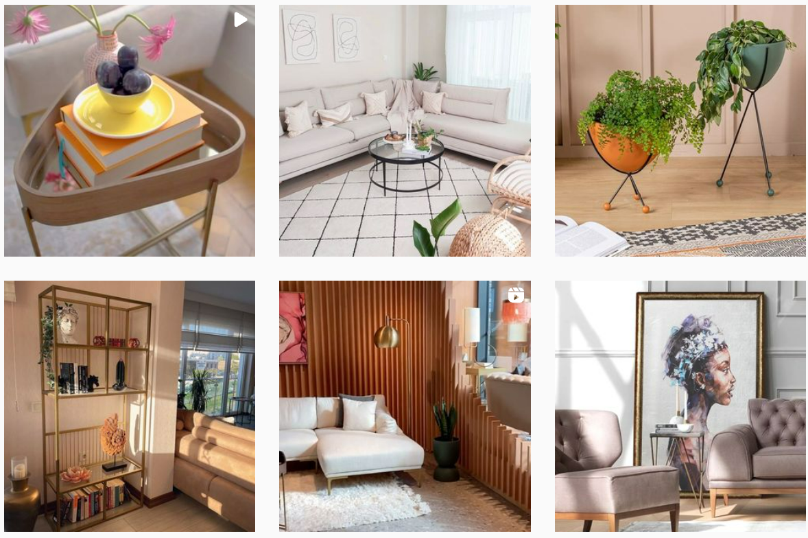 Homeware & Furniture Brand (Vivense) Instagram Examples Homeware & Furniture Brand (Vivense) Instagram Examples