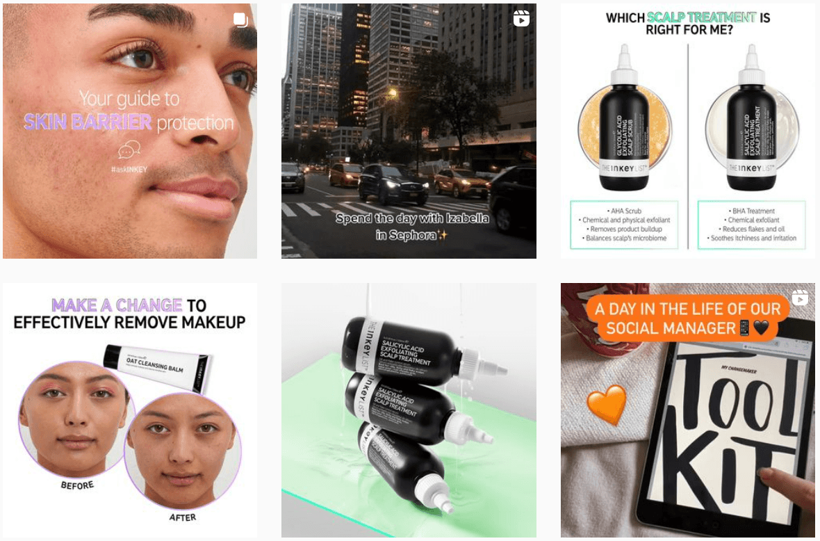 Beauty Brand (Inkey List) Instagram Examples Beauty Brand (Inkey List) Instagram Examples