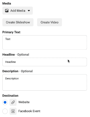 Configuring manual parameters in non-dynamic ads for ad set budget optimized campaigns Configuring manual parameters in non-dynamic ads for ad set budget optimized campaigns