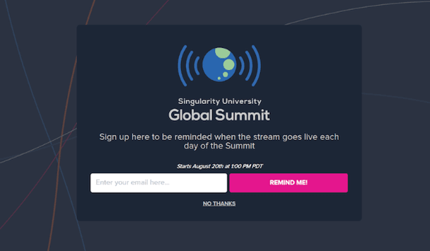 Глобальный саммит. Подпишитесь, и мы напомним вам, когда будет запущена онлайн-трансляция. CTA-кнопка «Напомните мне»