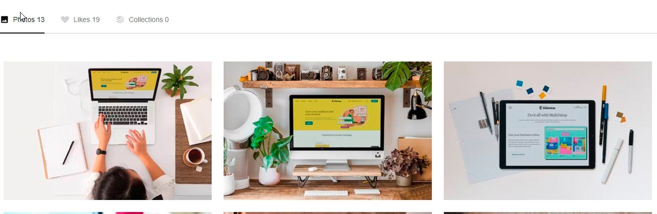 Изображения в Unsplash Изображения в Unsplash