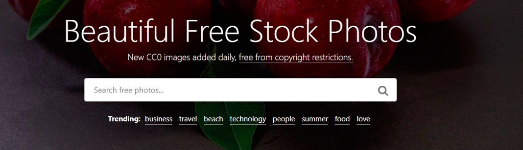 Главная страница StockSnap Главная страница StockSnap