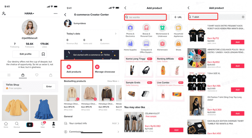 TikTok Shop: добавление товара на витрину TikTok Shop: добавление товара на витрину