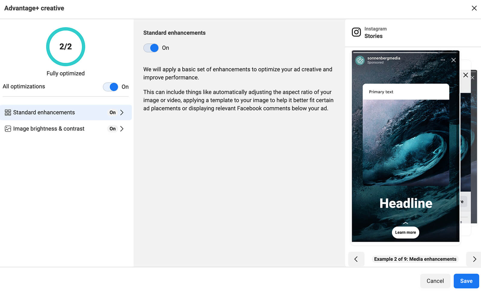 how-to-optimize-scale-instagram-ad-results-when-ad-costs-rise-create-new-ad-advantage-plus-creative-tool-example-14 how-to-optimize-scale-instagram-ad-results-when-ad-costs-rise-create-new-ad-advantage-plus-creative-tool-example-14
