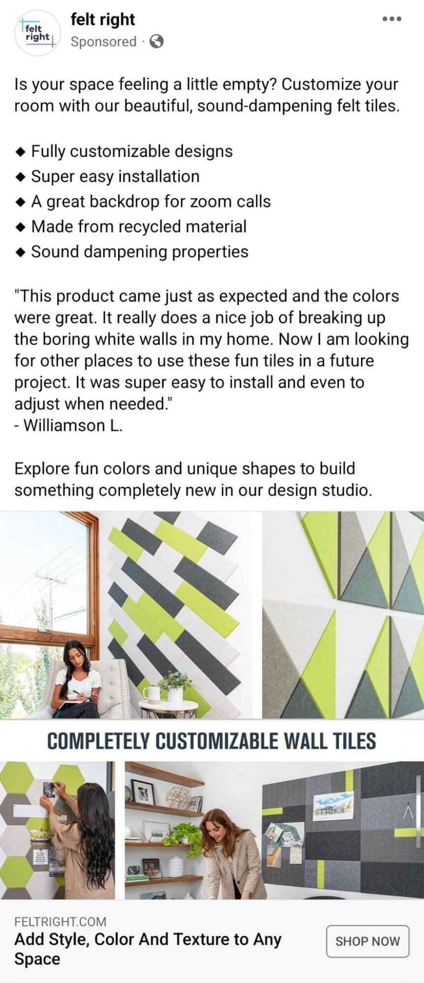 how-to-create-facebook-ads-customers-engage-with-highlight-the-features-and-benefits-common-concern-offer-solution-list-of-features-key-phrases-target-audience-feltrightproducts-example-3 how-to-create-facebook-ads-customers-engage-with-highlight-the-features-and-benefits-common-concern-offer-solution-list-of-features-key-phrases-target-audience-feltrightproducts-example-3