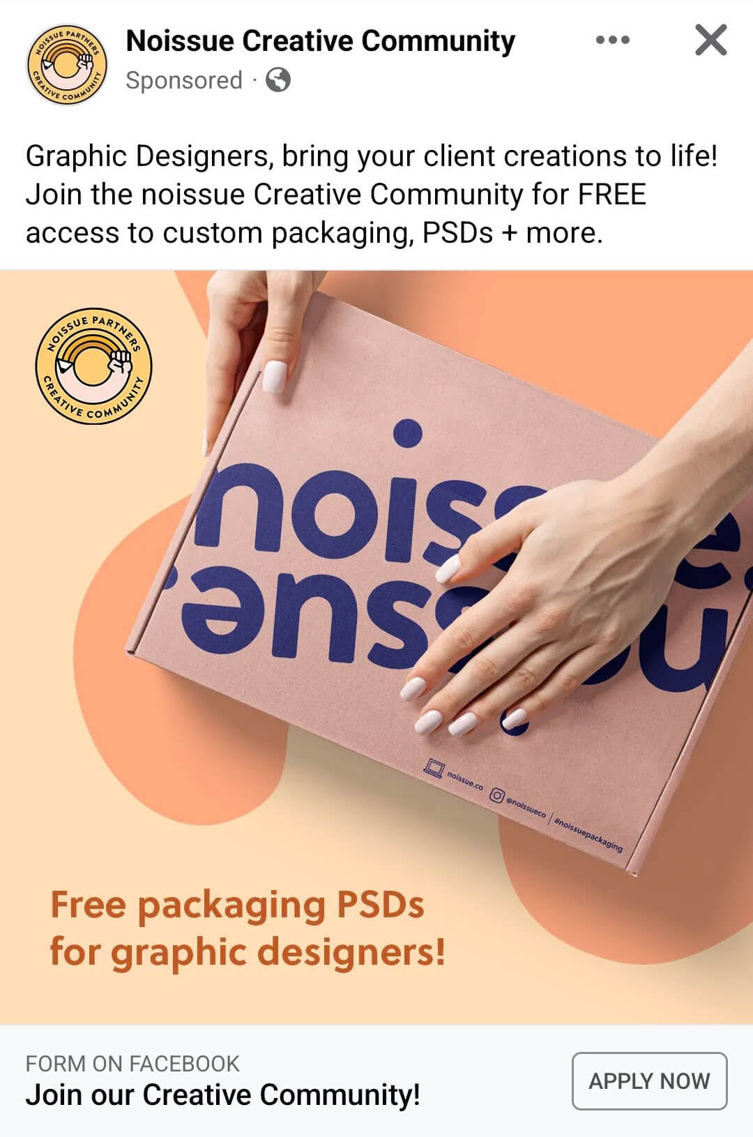 how-to-create-facebook-ads-customers-engage-with-provide-value-at-no-cost-invite-prospects-lead-generation-objective-noissue-creative-community-example-5 how-to-create-facebook-ads-customers-engage-with-provide-value-at-no-cost-invite-prospects-lead-generation-objective-noissue-creative-community-example-5