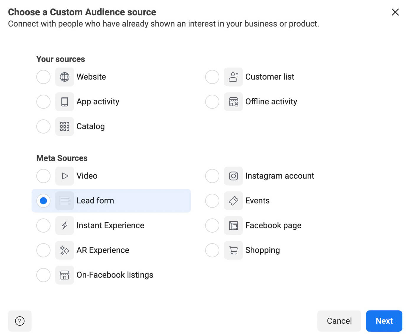 how-to-target-in-app-conversions-for-facebook-ads-meta-data-sources-build-audiences-based-on-messages-lead-forms-product-catalogs-other-native-sources-example-15 how-to-target-in-app-conversions-for-facebook-ads-meta-data-sources-build-audiences-based-on-messages-lead-forms-product-catalogs-other-native-sources-example-15